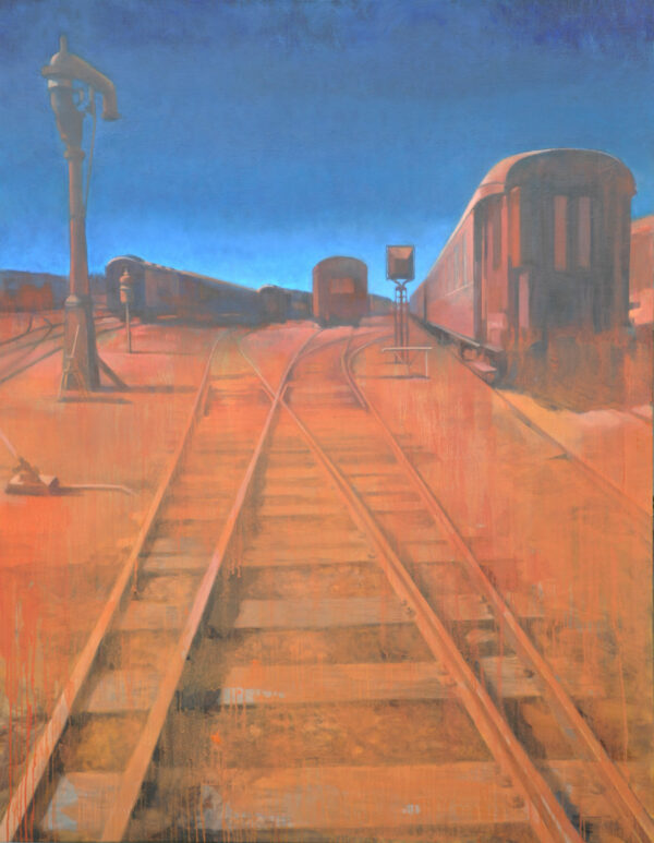 Rails de Longueville, 146x114 cm