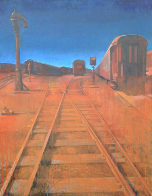 Rails de Longueville, 146x114 cm